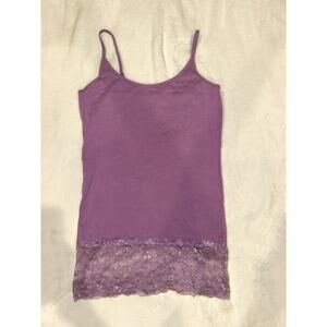 purple lace tank